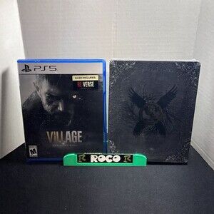 Resident Evil Village & Steelbook Edition (PlayStation 5, 2021) SEALED
